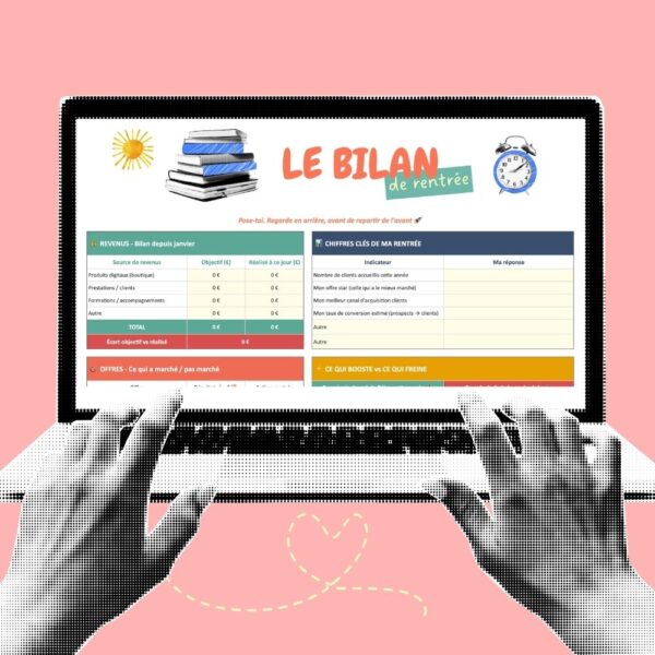 Bilan rentrée entrepreneures Google Sheets – Studio Gwen